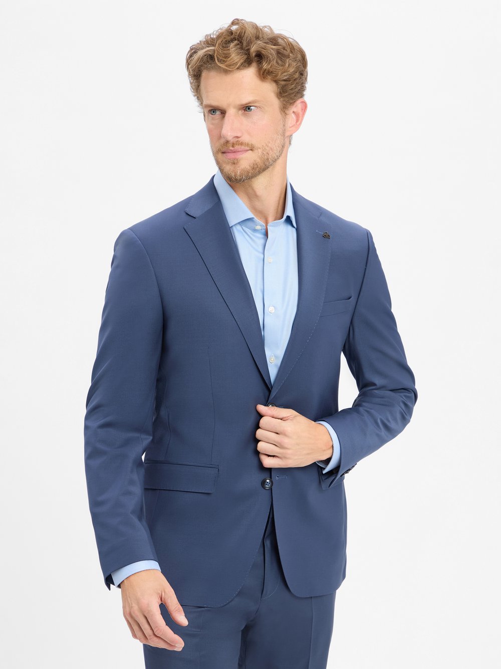 Roy Robson Baukasten-Sakko Herren Regular Fit Stretch