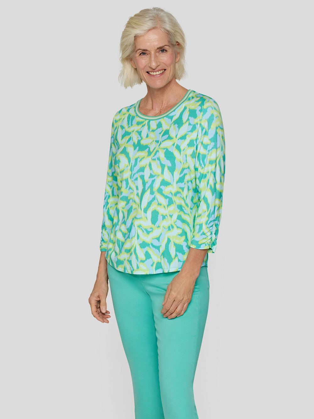 RABE T-Shirt Damen Viskose gemustert