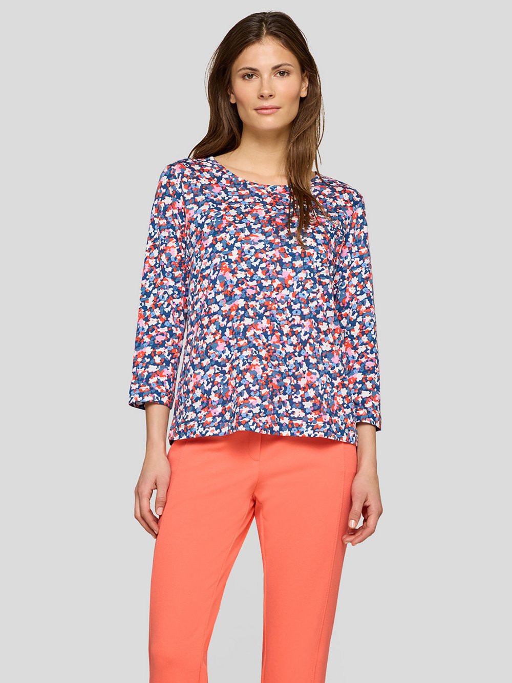 RABE T-Shirt Damen Baumwolle gemustert