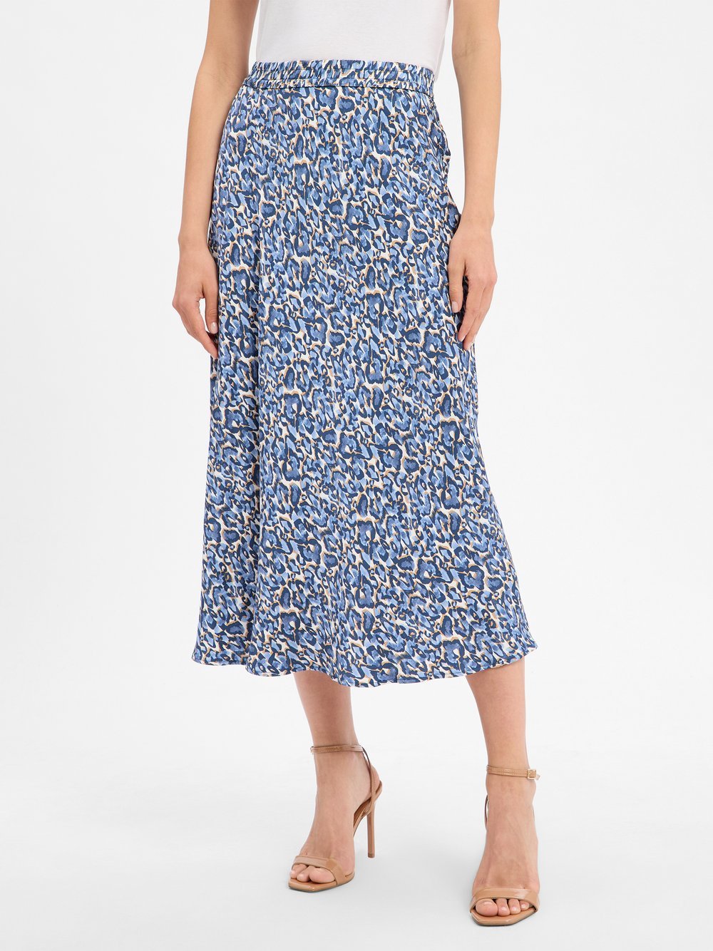 Olsen Maxirock Damen gemustert