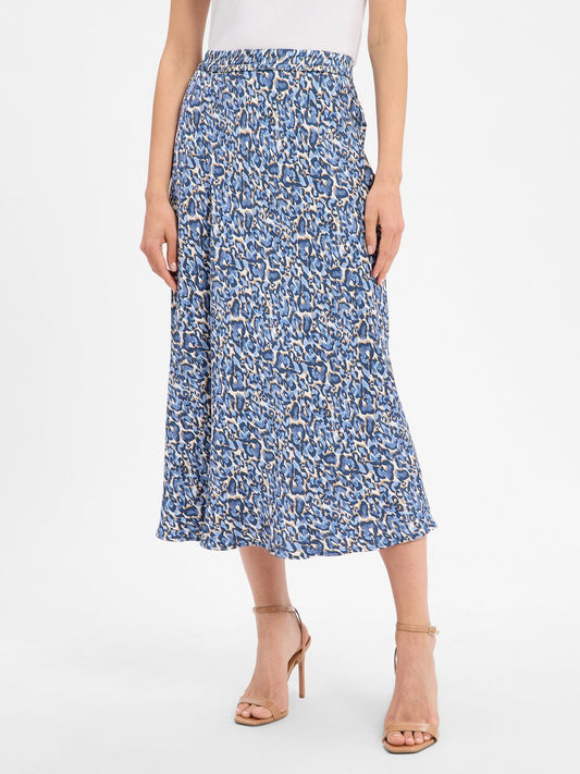 Olsen Maxirock Damen gemustert