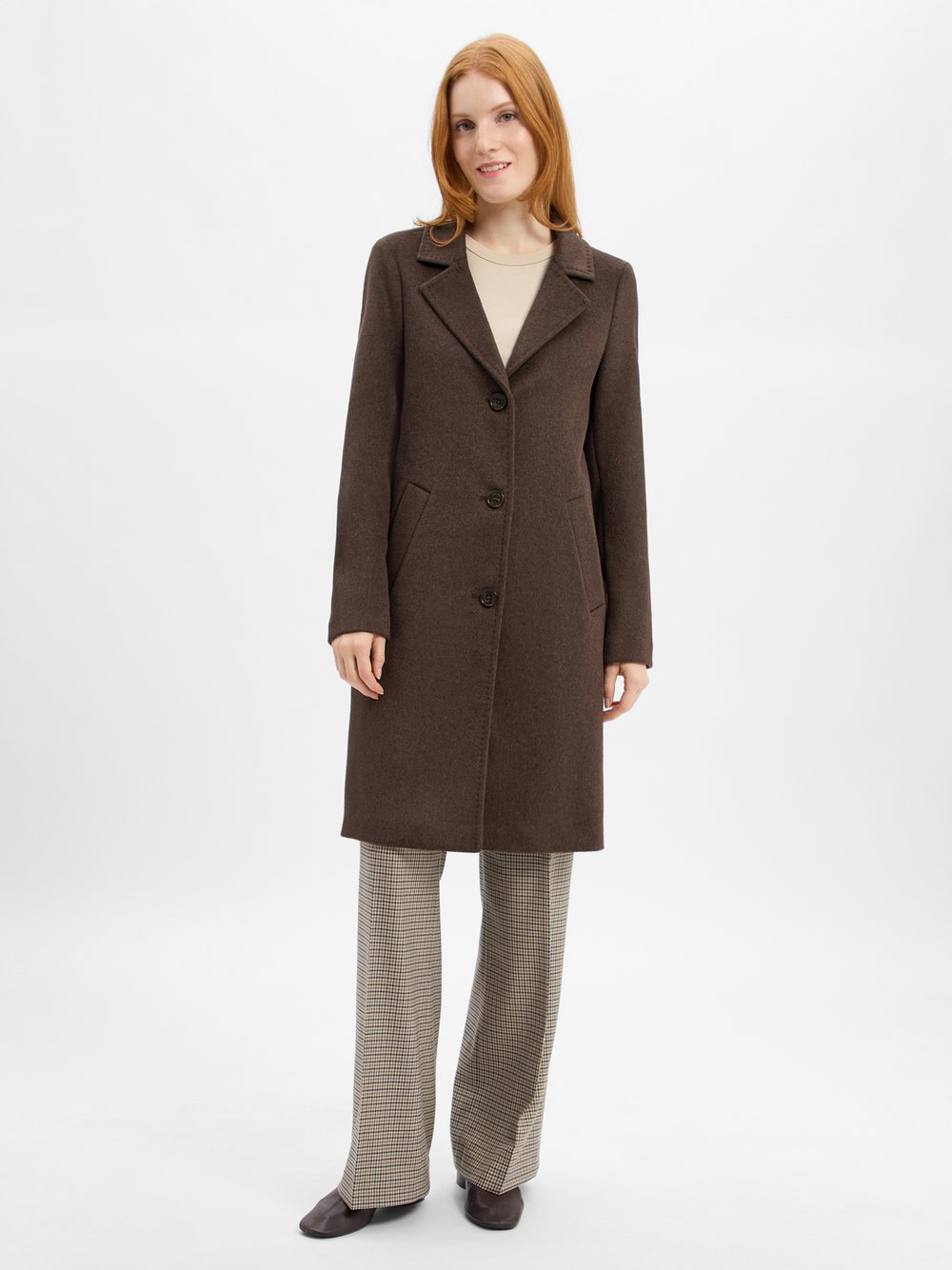 s.Oliver Kurzmantel mit Woll-Anteil Damen Wolle