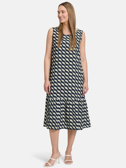 Betty Barclay Stufenkleid Damen Viskose gemustert