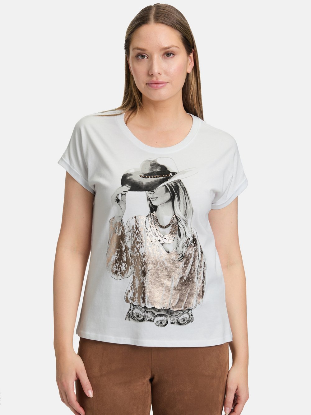 Betty Barclay Casual-Shirt Damen Baumwolle bedruckt