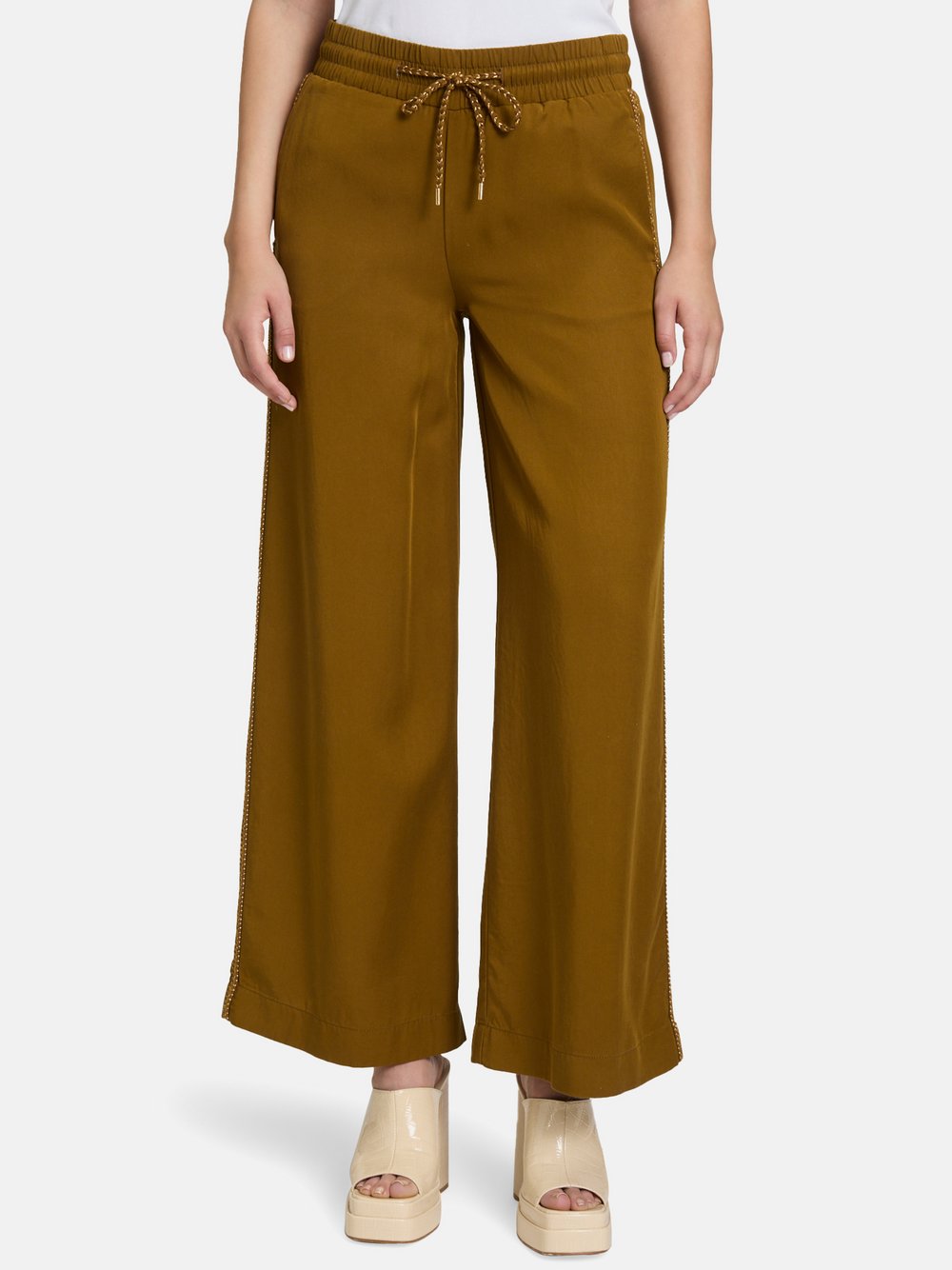 Cartoon Palazzo-Hose Damen Textil