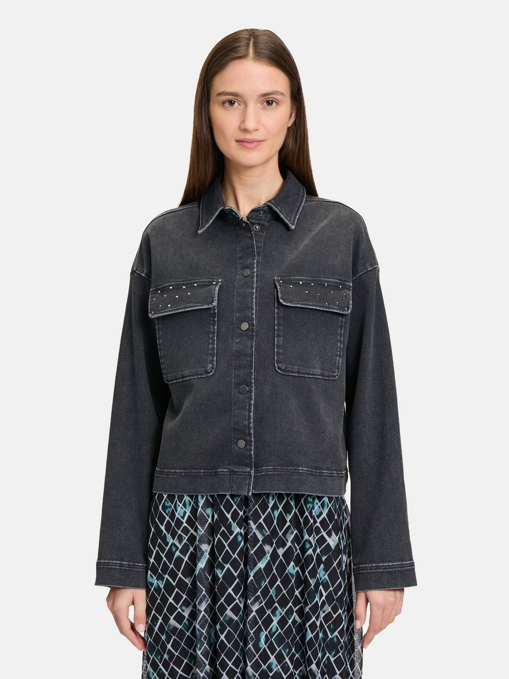 Betty & Co Jeansjacke Damen Baumwolle
