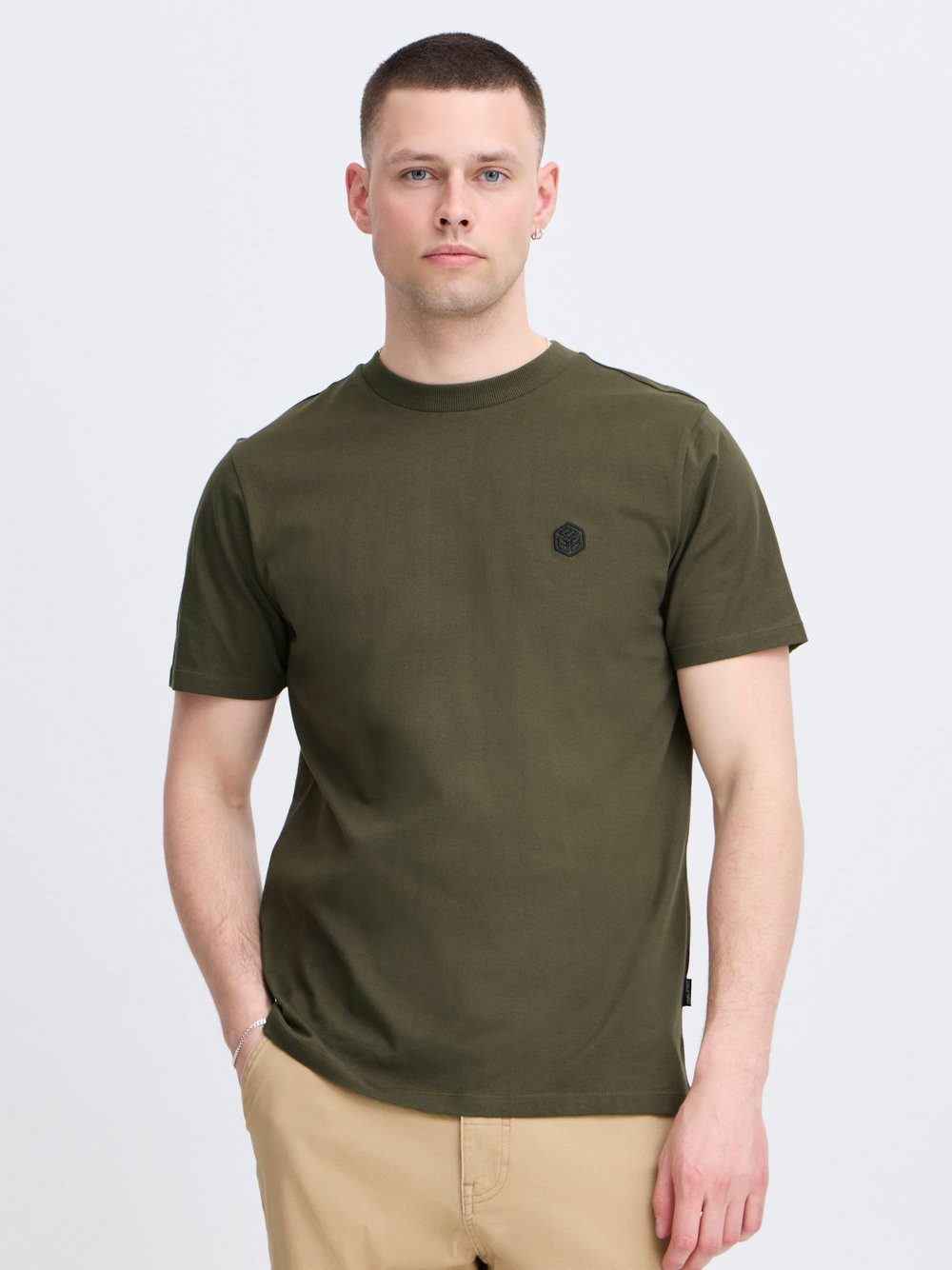 BLEND Rundhalsshirt Herren Baumwolle bedruckt