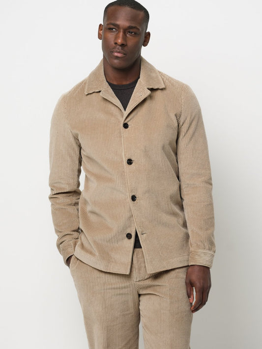 Profuomo Overshirt Herren Slim Fit Baumwolle