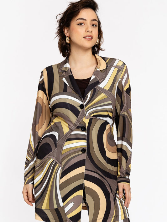 YOEK Blazer Damen bedruckt