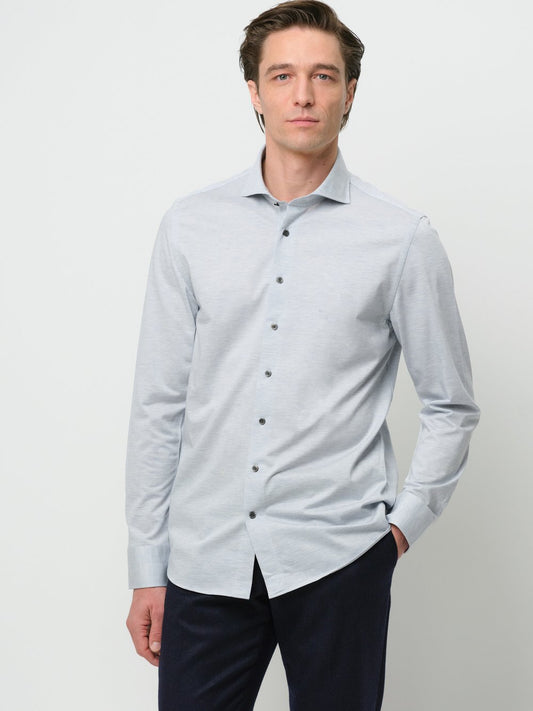 Profuomo Hemd Herren Slim Fit Baumwolle meliert