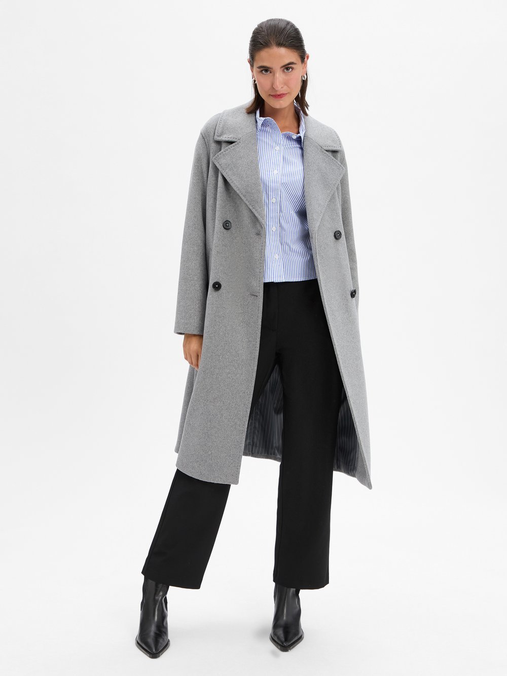 s.Oliver Mantel Damen meliert