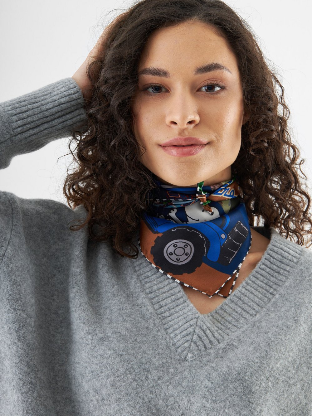 Codello Tuch Damen Seide bedruckt