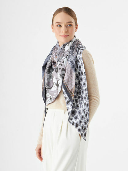 Codello Tuch Damen Seide gemustert