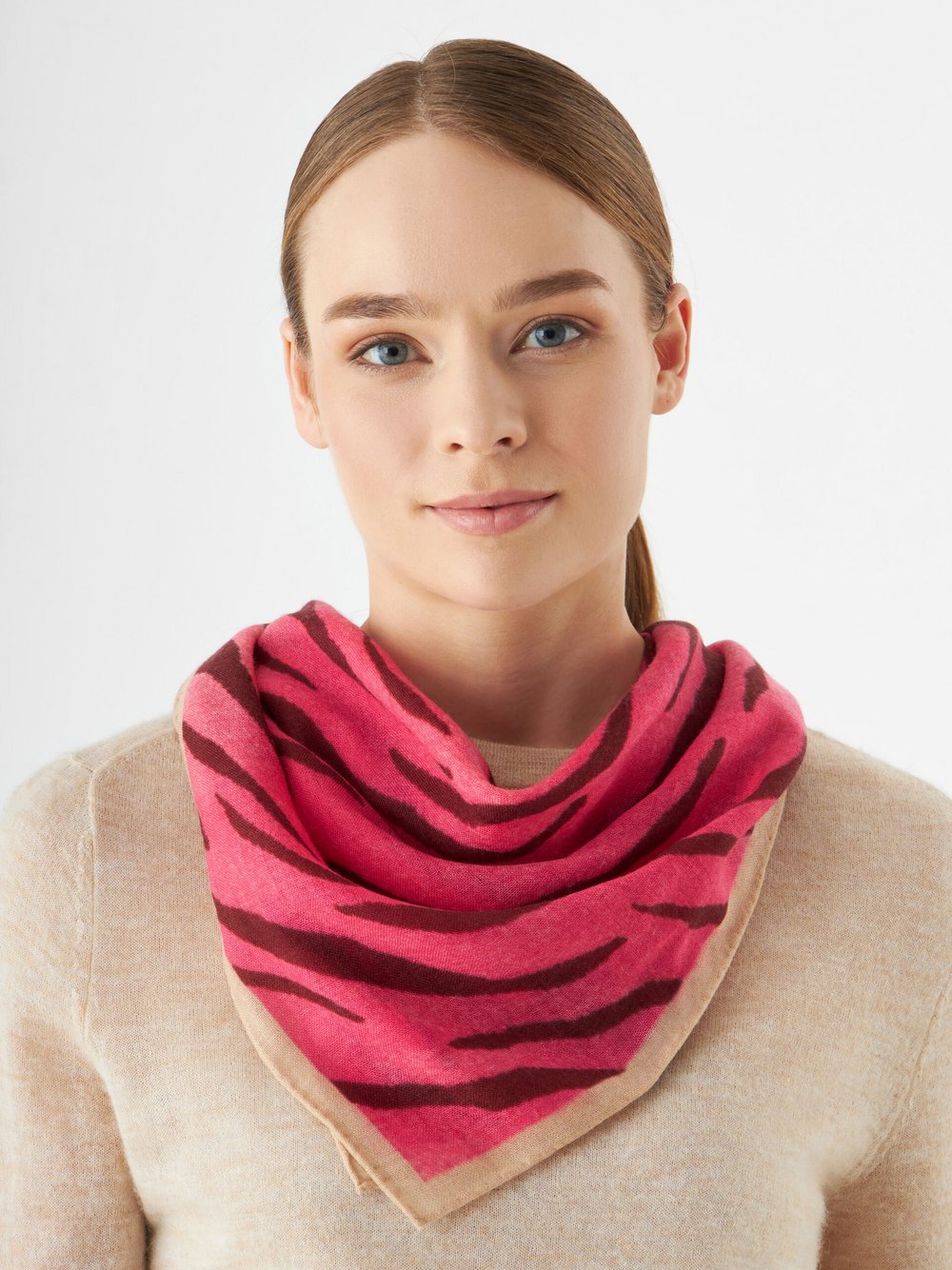 Codello Tuch Damen Wolle bedruckt