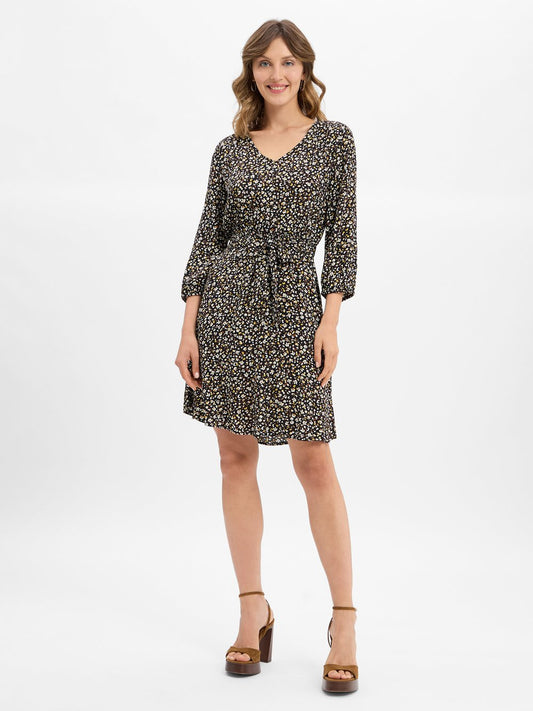 zero Kleid Damen Viskose gemustert