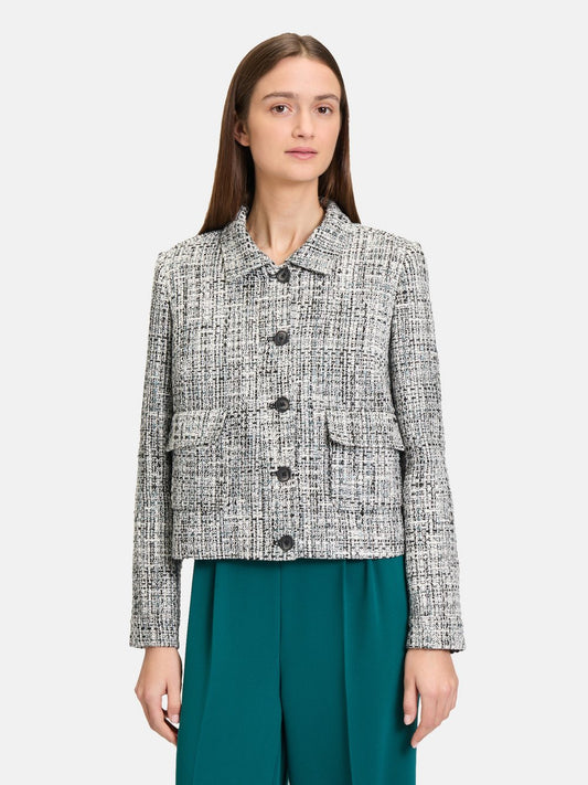 Betty & Co Blazer-Jacke Damen gemustert