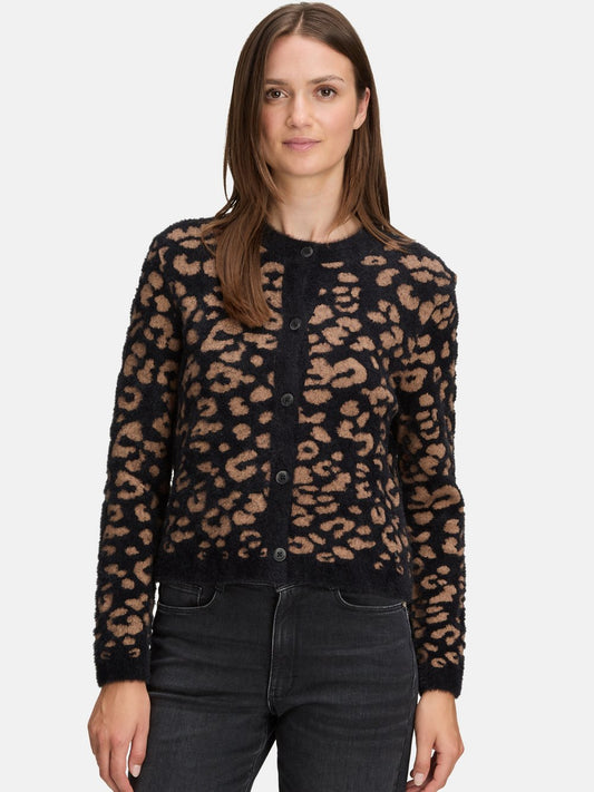 Betty & Co Strick-Cardigan Damen Polyamid gemustert