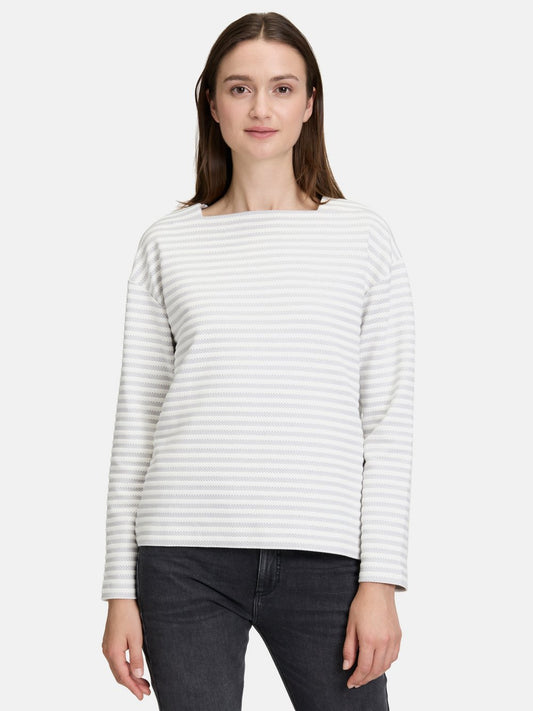 Betty & Co Sweatshirt Damen Baumwolle gestreift