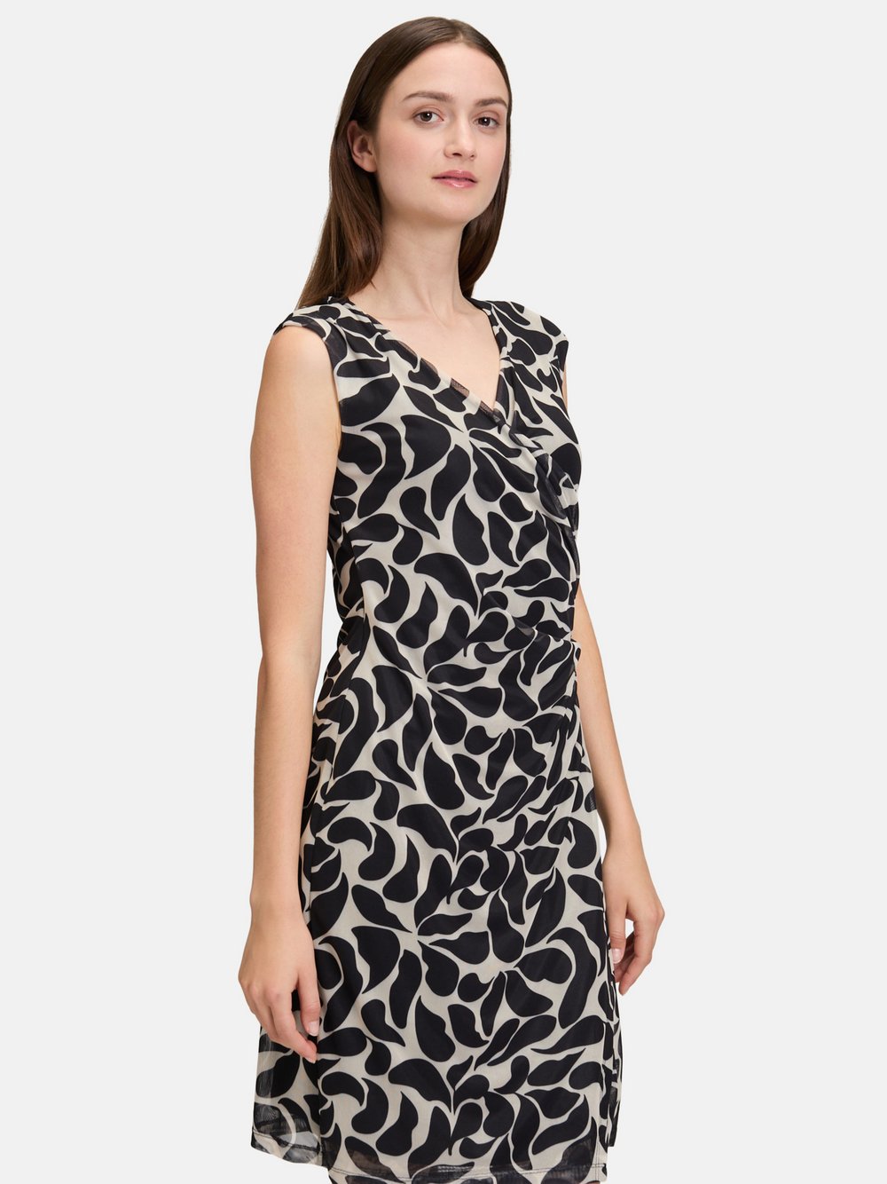 Cartoon Casual-Kleid Damen gemustert