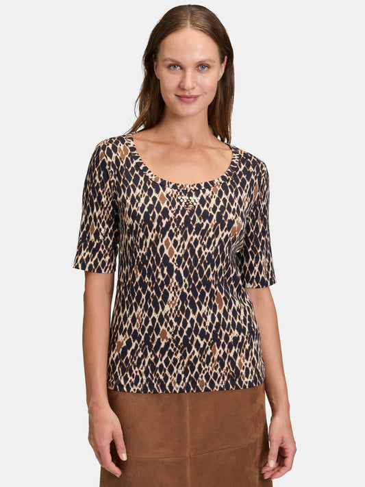 Betty Barclay Trägertop Damen Baumwolle gemustert