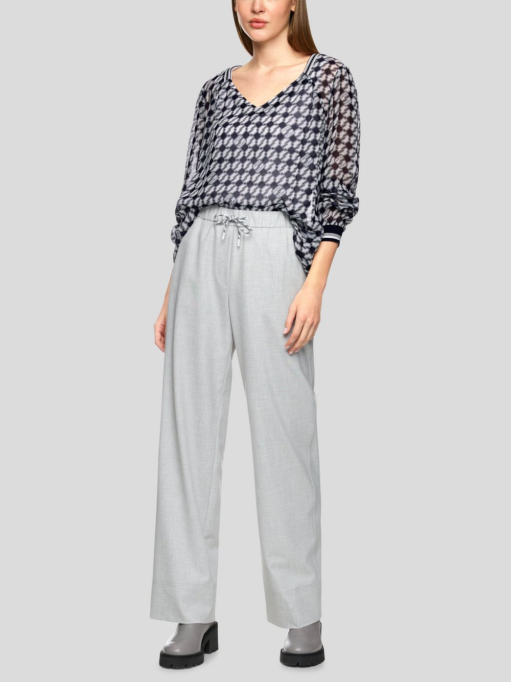 Marc Cain Bluse Damen Viskose gemustert