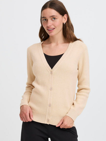 OXMO Strickjacke Damen Baumwolle