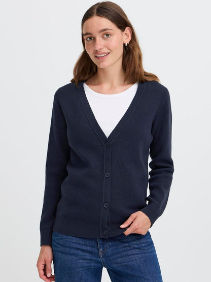 OXMO Strickjacke Damen Baumwolle