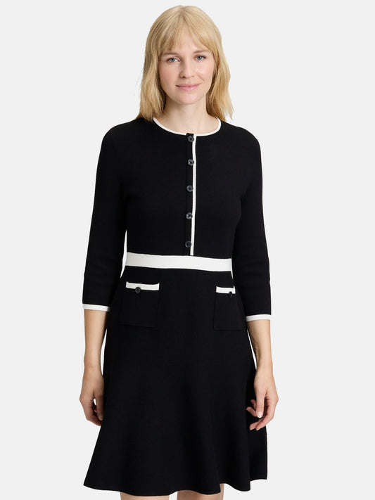 Vera Mont Strickkleid Damen Viskose gemustert