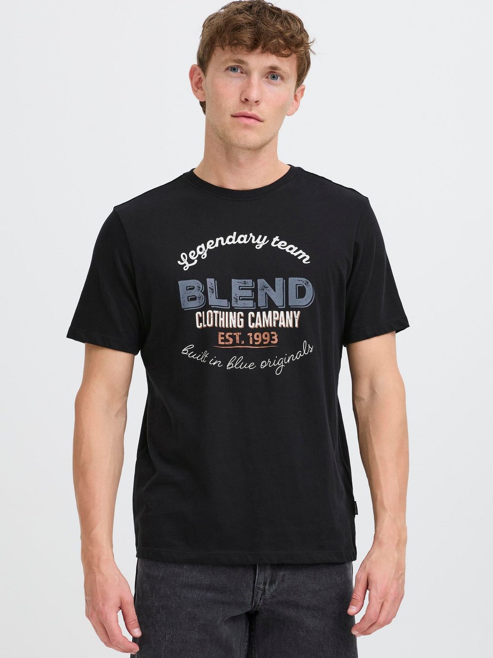 BLEND T-Shirt Herren Baumwolle bedruckt