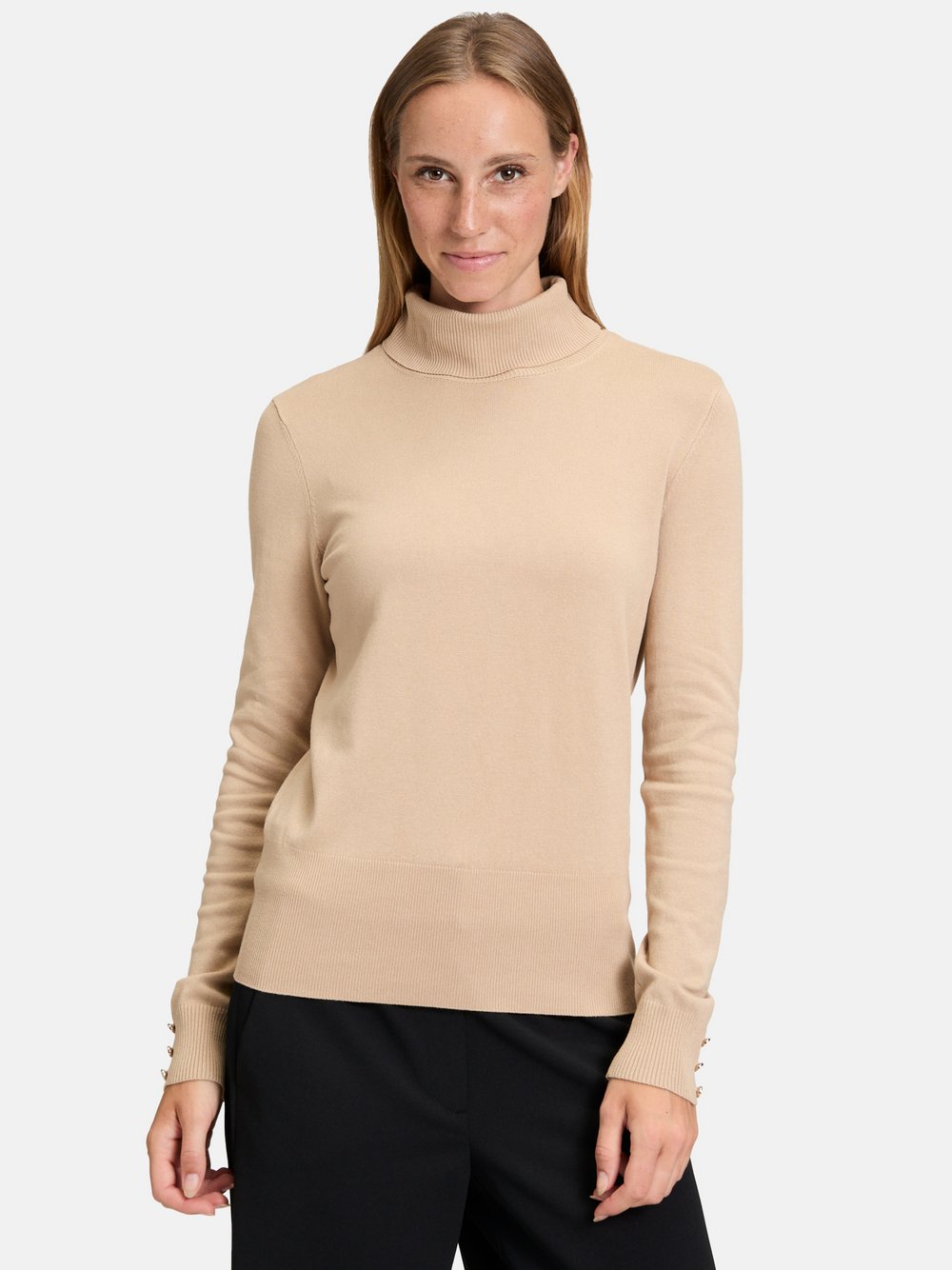 Betty Barclay Rollkragenpullover Damen Viskose