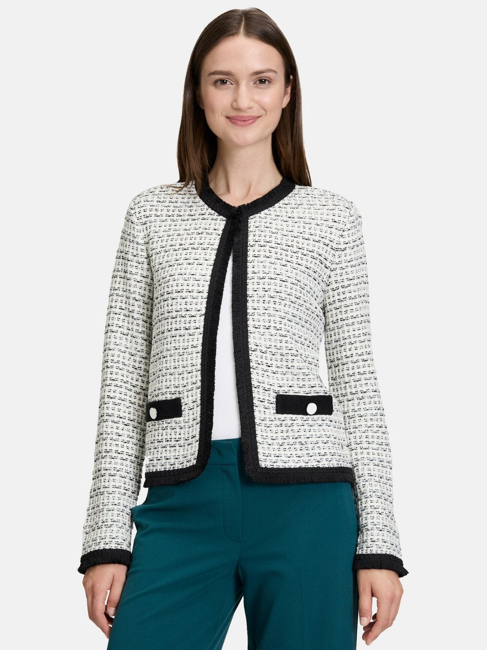 Betty & Co Strick-Cardigan Damen gemustert
