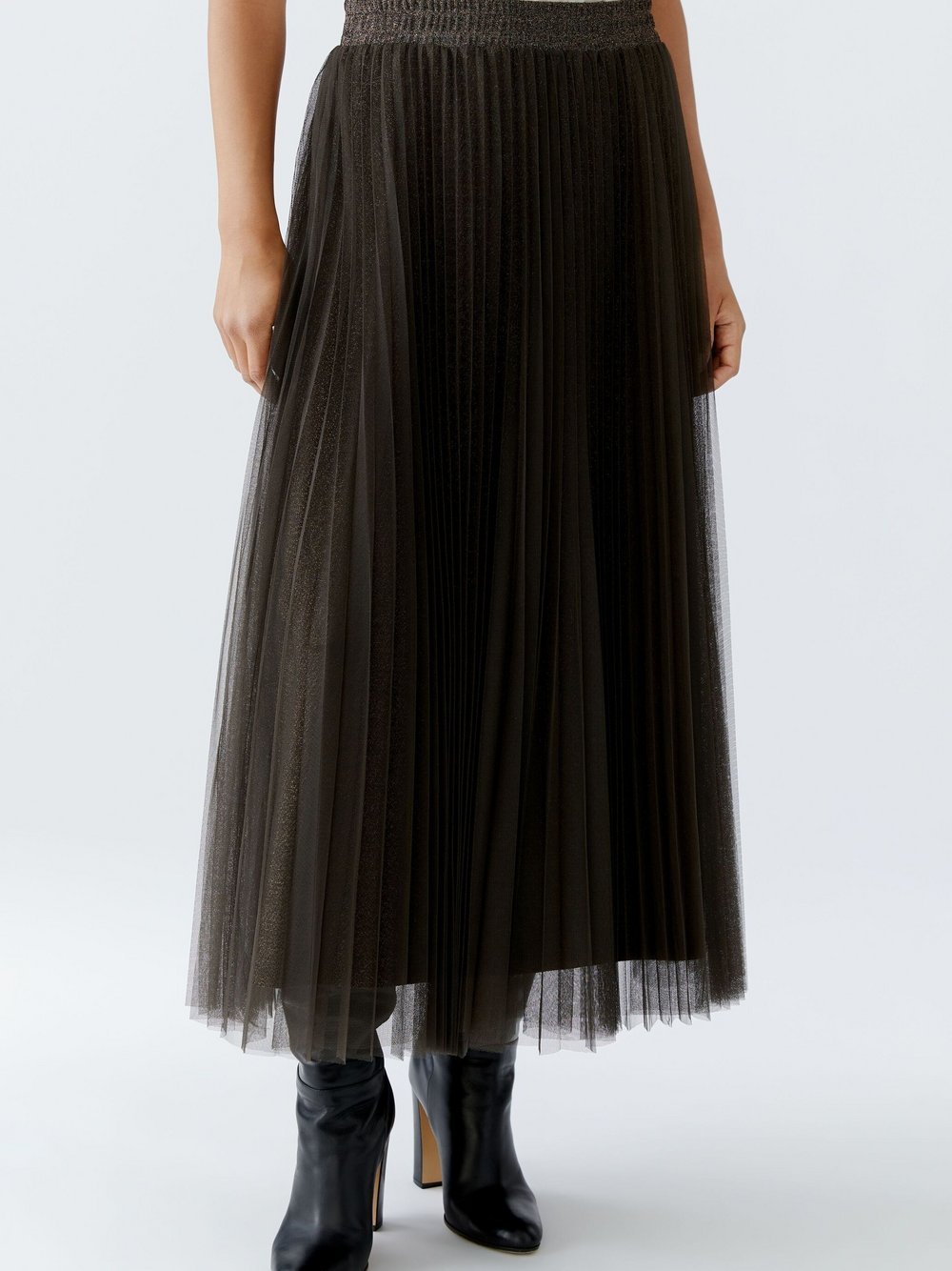 Oui Plisseerock Damen