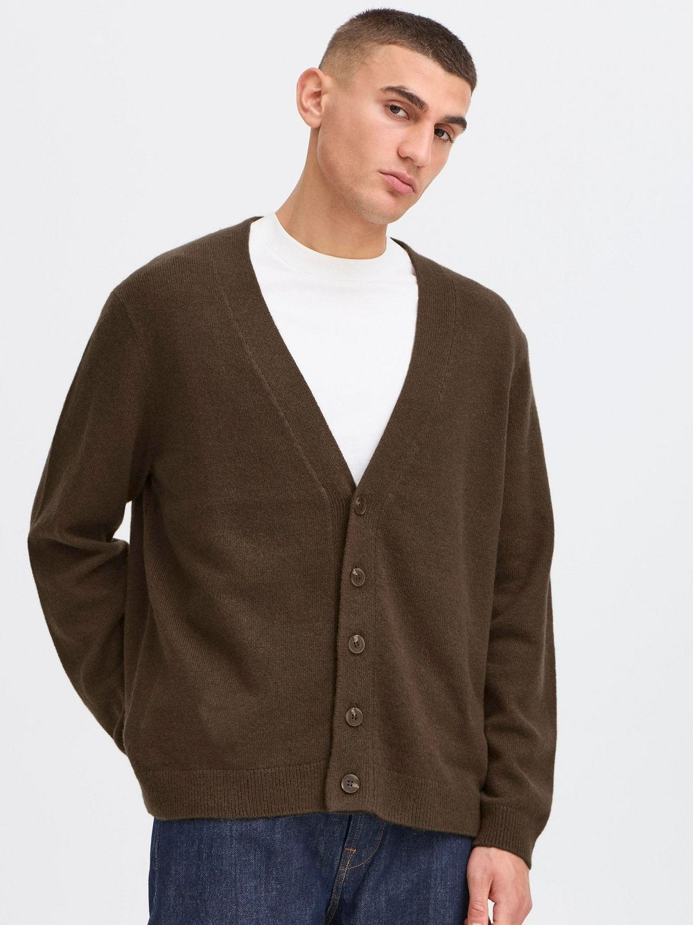 BLEND Strickjacke Herren Viskose