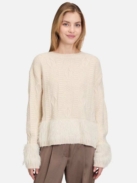 Betty Barclay Grobstrick-Pullover Damen gemustert