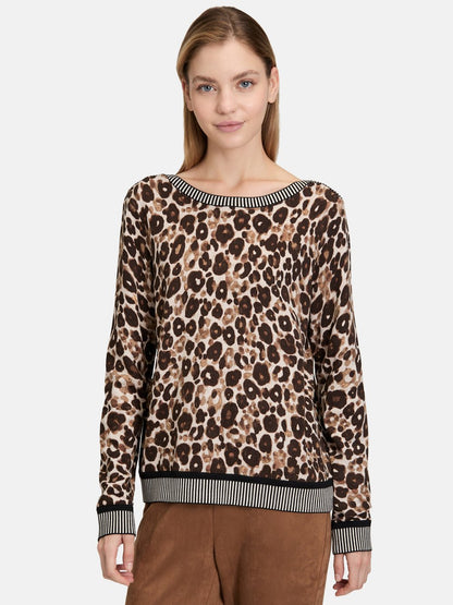 Betty Barclay Strickpullover Damen Viskose gemustert