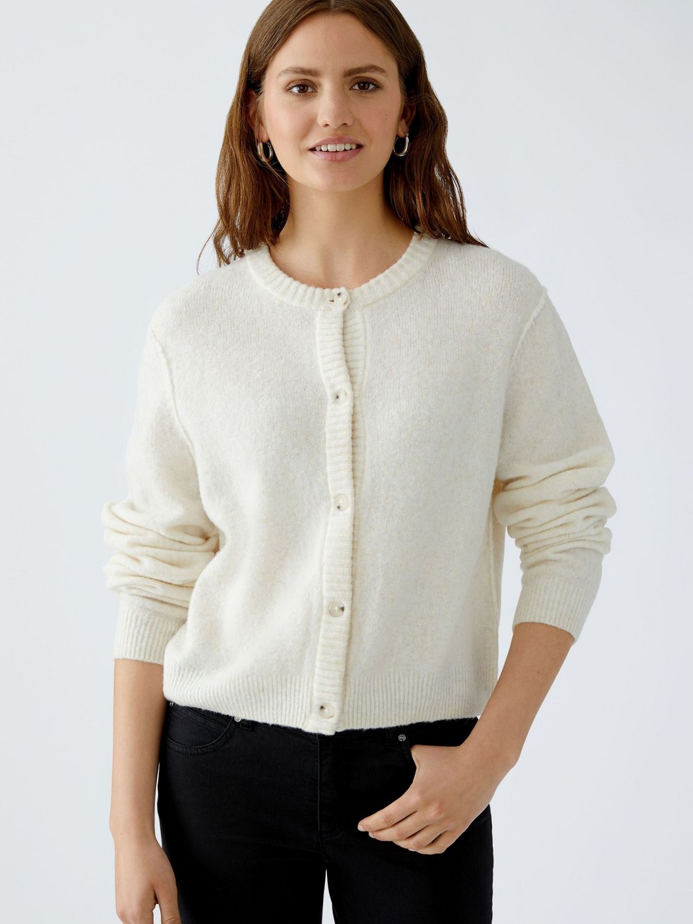 Oui Strickjacke Damen Polyamid