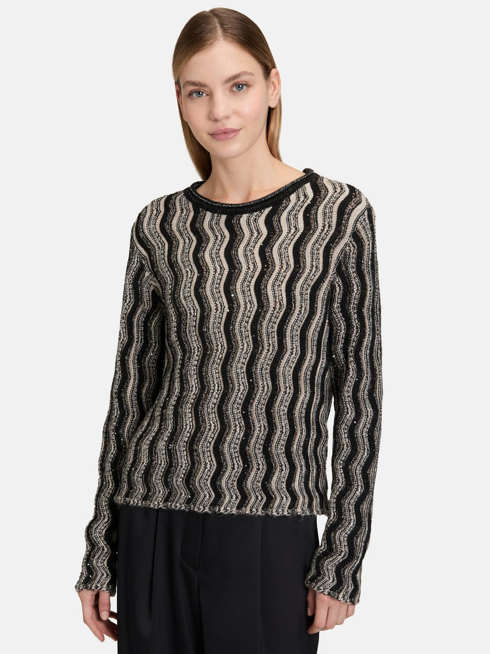 Betty Barclay Strickpullover Damen gestreift