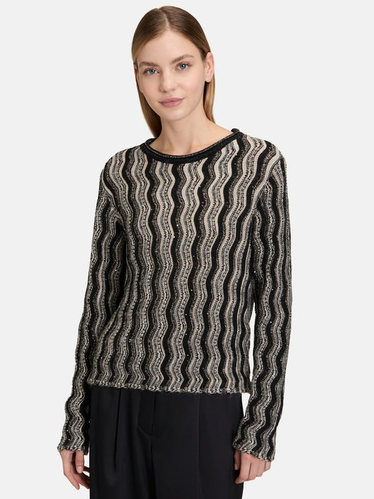 Betty Barclay Strickpullover Damen gestreift