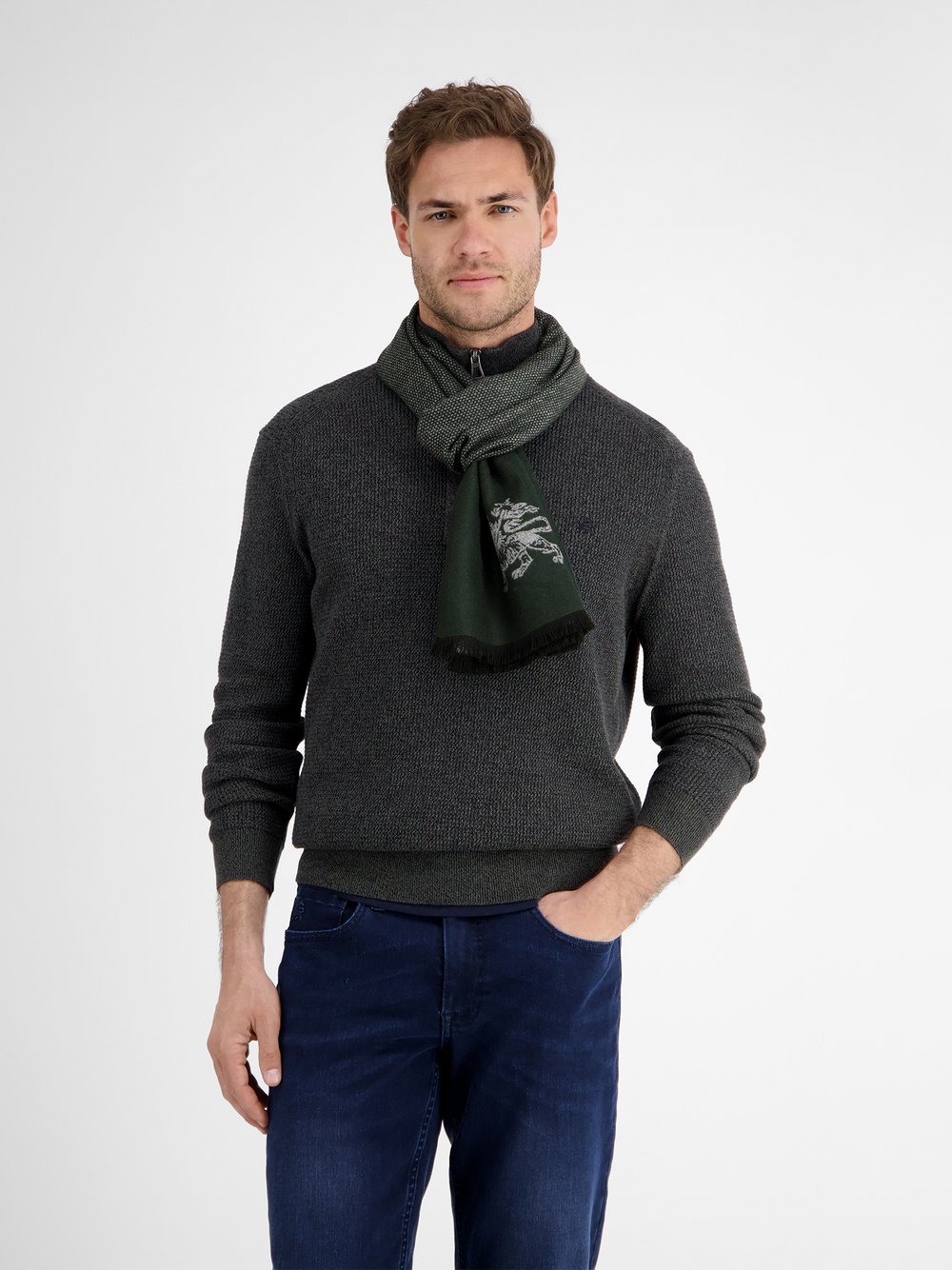 LERROS Schal Herren Viskose