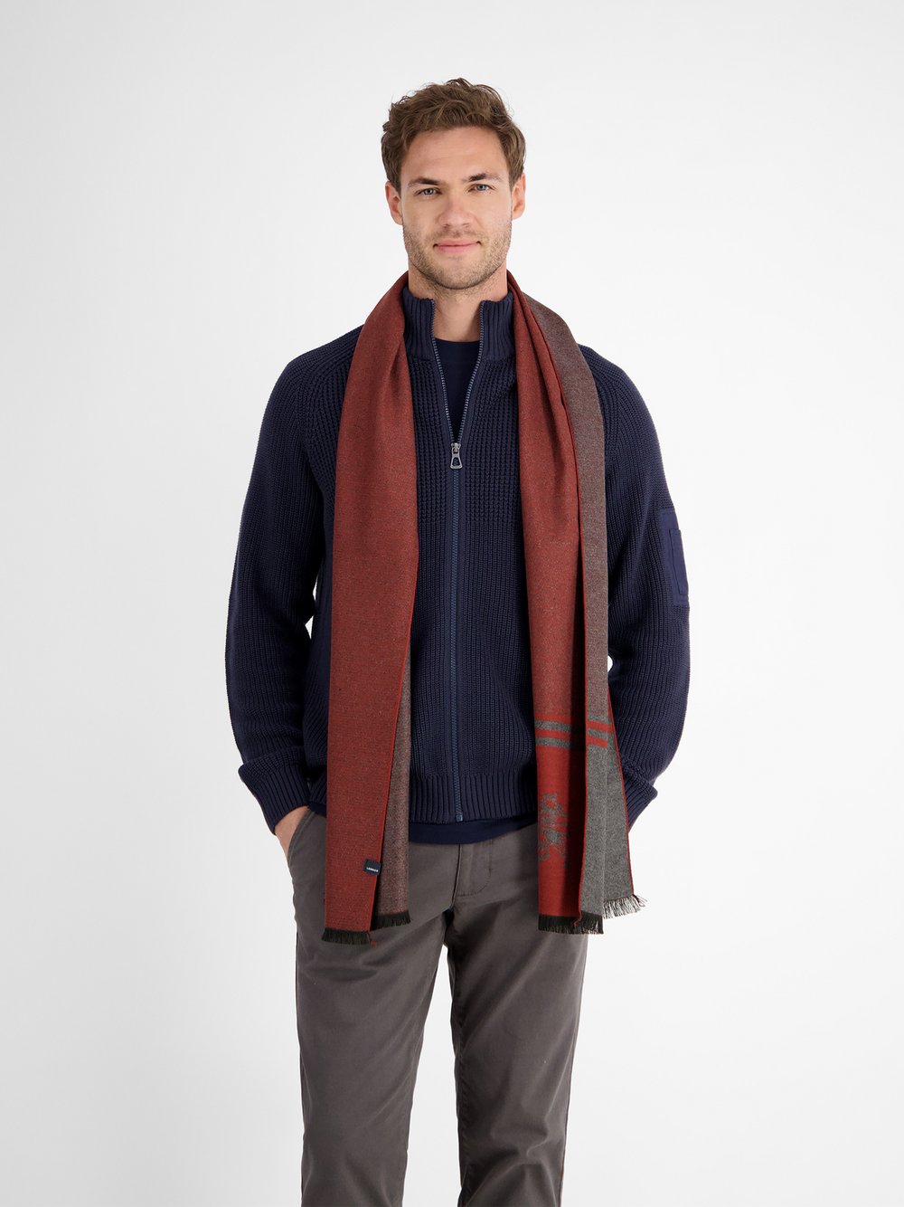 LERROS Schal Herren Viskose