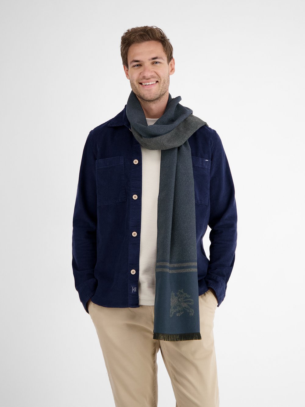 LERROS Schal Herren Viskose