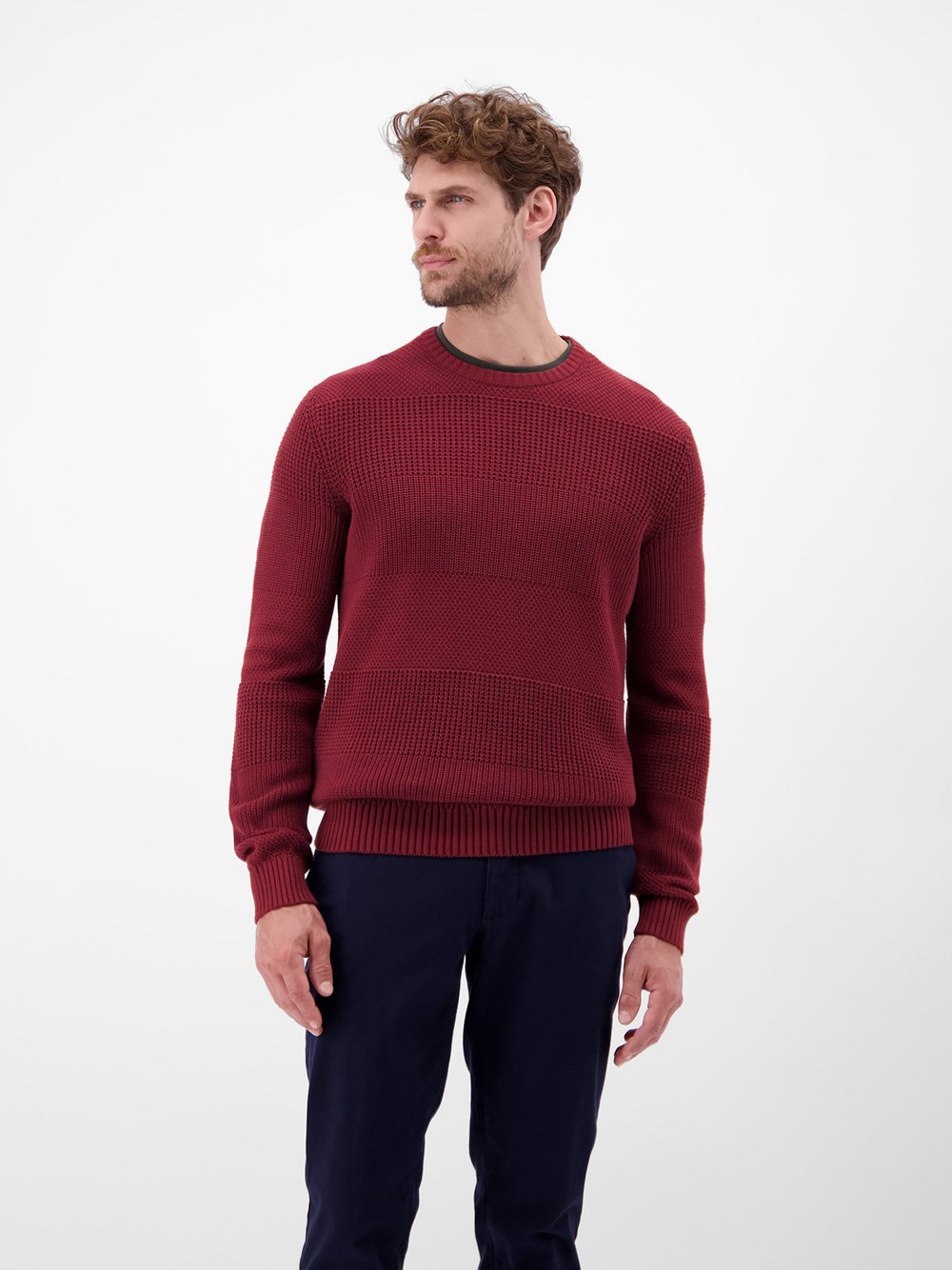 LERROS Strickpullover Herren Baumwolle