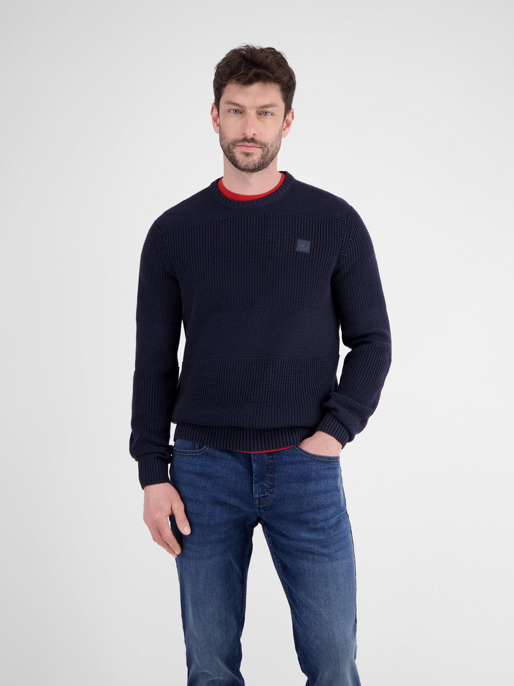 LERROS Strickpullover Herren Baumwolle