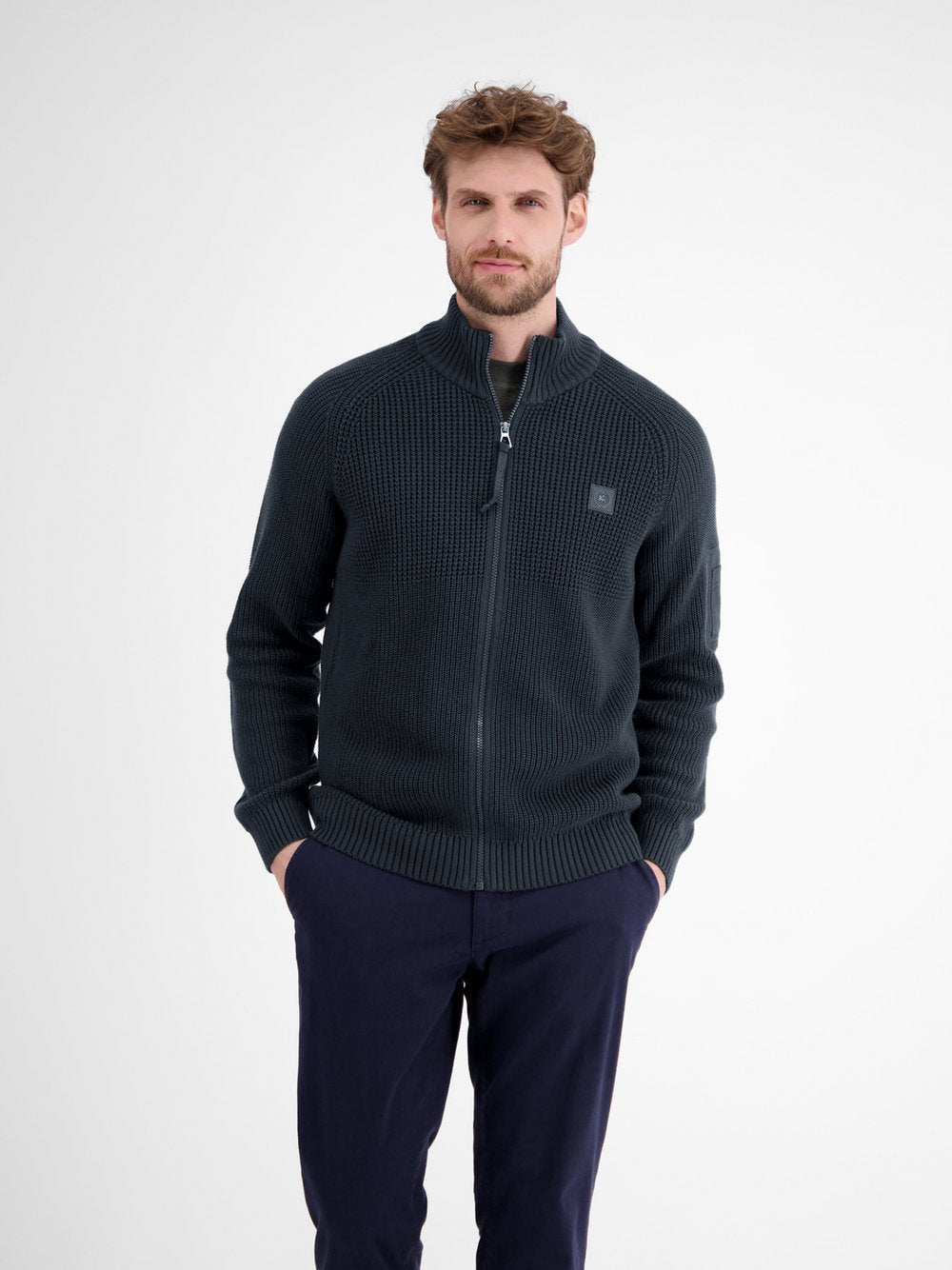 LERROS Strickjacke Herren Baumwolle