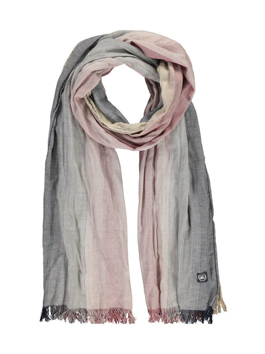 LERROS Schal Herren Baumwolle gestreift