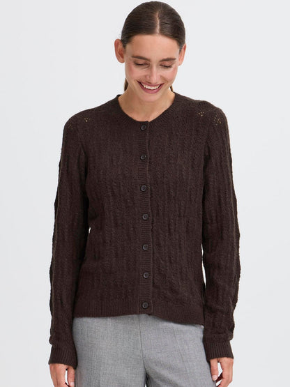 OXMO Strickjacke Damen Baumwolle