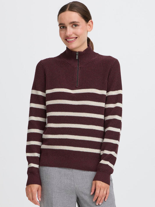 OXMO Troyer Damen Baumwolle gestreift