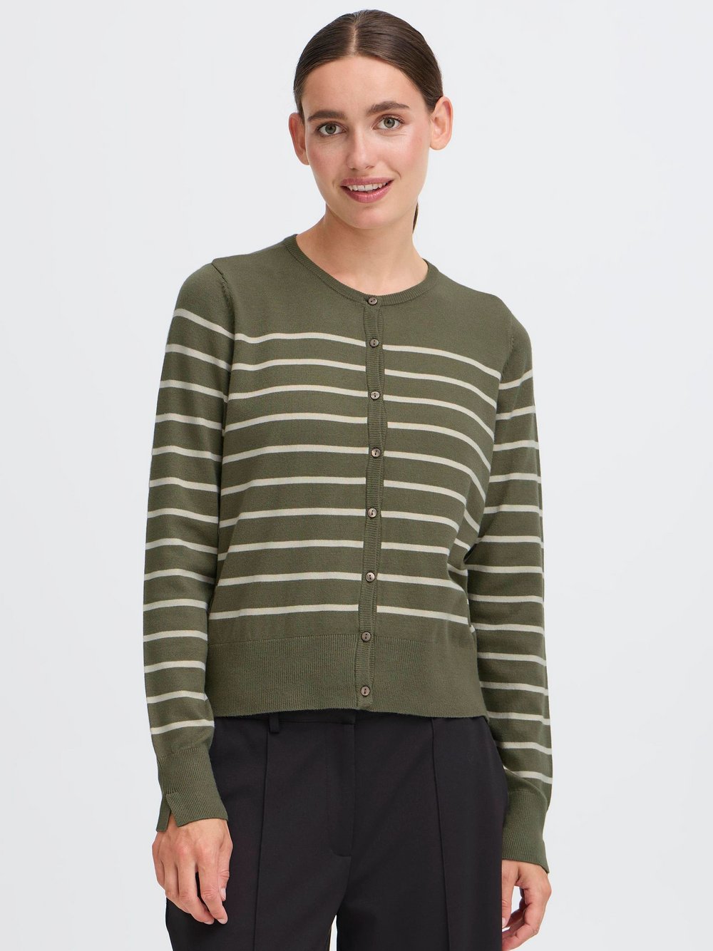 OXMO Strickjacke Damen Baumwolle