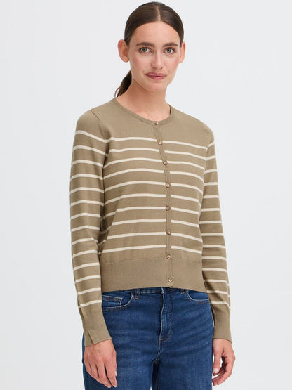 OXMO Strickjacke Damen Baumwolle