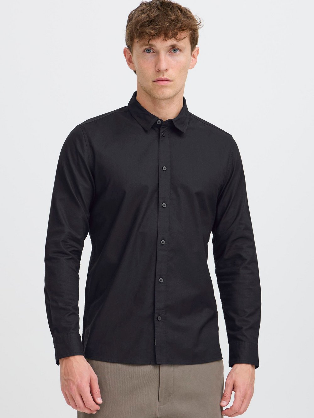 CASUAL FRIDAY Langarmhemd Herren Comfort Fit Baumwolle gestreift